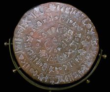 Phaestos Disc, from Minoan Royal Palace at Phaestos, 20th century BC