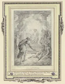 Phaeton au Palais du Soleil ..., 1766. Creator: Jean-Michel Moreau