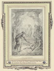Phaeton au Palais du Soleil ..., 1766. Creator: Jean-Michel Moreau