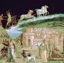 Phaeton in his chariot, c1470-1536