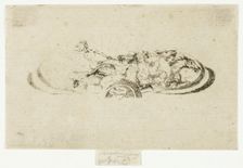 Phaeton, Study for Decoration of a Frame, 1907-08. Creator: Theodore Roussel