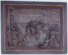 Phalaris and the Bull of Perillus, 1590/1600. Creator: Giovanni Battista Caccini