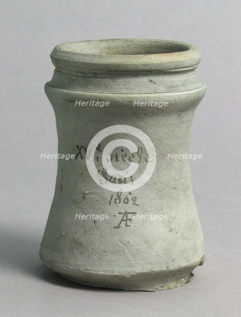Pharmacy Jar, French, 15th century. Creator: Unknown.