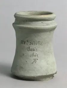 Pharmacy Jar, French, 15th century. Creator: Unknown
