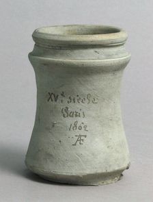 Pharmacy Jar, French, 15th century. Creator: Unknown