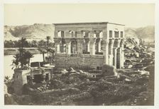 Pharoah's Bed, Philæ, from the Great Temple, 1857. Creator: Francis Frith