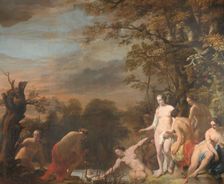 Pharoah's Daughter Discovers Moses in the Rush Basket, 1660-1663. Creator: Ferdinand Bol