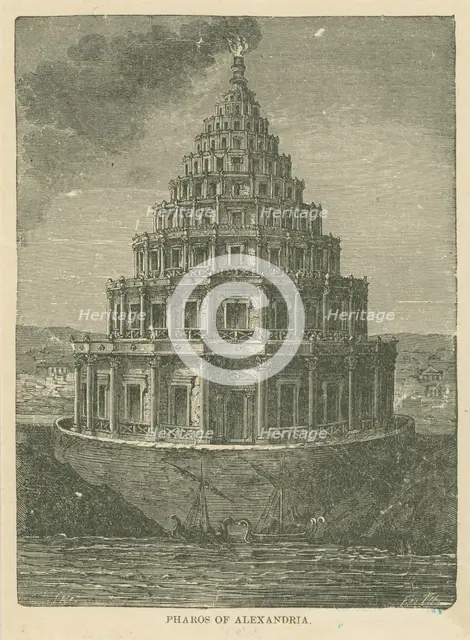 Pharos of Alexandria, 1899. Creator: Unknown artist.