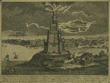 Pharos of Alexandria. Creator: Fischer von Erlach, Joseph Emanuel (1693-1742)