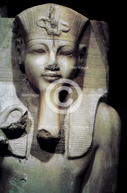 Pharaoh Amenhotep III (Amenophis III), Sobek Temple, Dakamsha, Egypt, c1380 BC. Artist: Unknown
