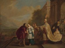 Pharaoh Gives Sarah Back to Abraham, 1640. Creator: Isaac Isaacsz
