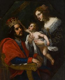 Pharaoh's daughter presents Moses, 1592-1664. Creator: Jacopo Vignali