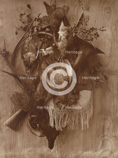 Pheasant and Grouse, ca. 1865. Creator: Adolphe Braun.