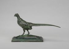 Pheasant, Head to Left, model n.d., cast c. 1845/1874. Creator: Antoine-Louis Barye