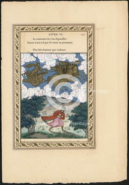 Phe?bus et Bore?e (Phoebus and Boreas), 1837-1839. Creator: Imam Bakhsh Lahori (active 1830s-1840s).