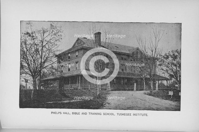 Phelps Hall, Bible and Training School, Tuskegee Institute, 1902. Creator: Unknown.