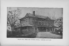Phelps Hall, Bible and Training School, Tuskegee Institute, 1902. Creator: Unknown