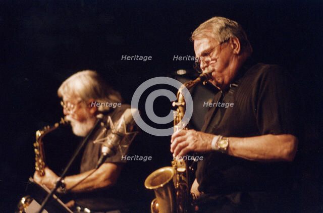 Phil Woods and Bud Shank, North Sea Jazz Festival, The Hague, Netherlands, 2004. Creator: Brian Foskett.