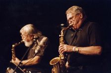 Phil Woods and Bud Shank, North Sea Jazz Festival, The Hague, Netherlands, 2004. Creator: Brian Foskett