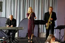 Phil Brown, Roger Lewin and Sarah Jane Hassell, Hawth Crawley, West Sussex, Oct 2015. Artist: Brian O'Connor