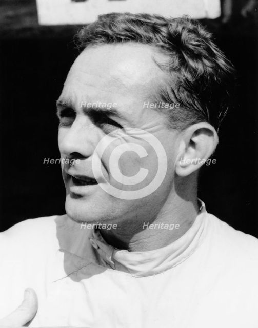 Phil Hill, racing driver, (c1957?). Artist: Unknown