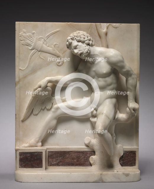 Philoctetes on the Island of Lemnos, c. 1510-1515 . Creator: Giovanni Maria Mosca (Italian, 1495/99-1574), workshop of.