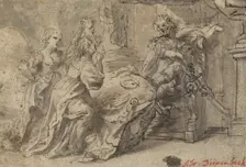 Philomela, Procne, and the Thracian King Tereus. Creator: Abraham Jansz van Diepenbeeck