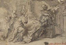 Philomela, Procne, and the Thracian King Tereus. Creator: Abraham Jansz van Diepenbeeck