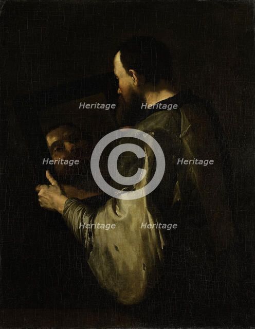 Philosopher with Mirror, 1600-1652. Creator: Unknown.