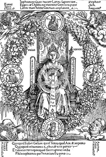 'Philosophia', 1502 (1906). Artist: Albrecht Durer.