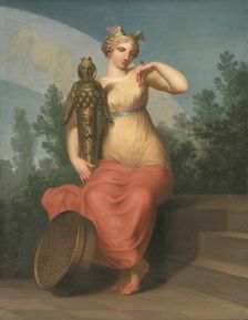 Philosophy. Allegorical figure., 1800. Creator: Nicolai Abraham Abildgaard