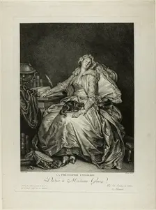 Philosophy Asleep, n.d. Creator: Jacques Aliamet
