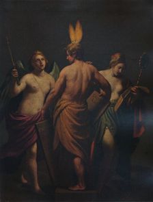 Philosophy, History, and Prudence awakening the mind to a desire for knowledge c1624, (1938). Artist: Alessandro Turchi