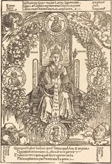 Philosophy, probably 1502. Creator: Albrecht Durer