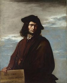 Philosophy (Self-Portrait), c. 1645. Artist: Rosa, Salvatore (1615-1673)