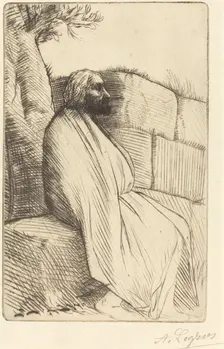 Philospher (Le philosophe). Creator: Alphonse Legros