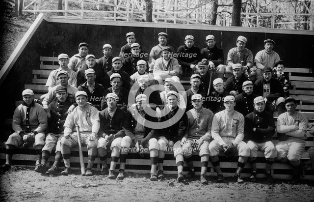 Phila N. players at Hot Springs, Ark. March 1912 (baseball), 1912. Creator: Bain News Service.