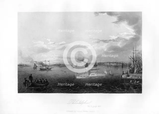 Philadelphia, 1855. Artist: Unknown