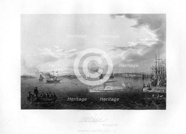 Philadelphia, 1855. Artist: Unknown