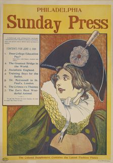 Philadelphia Sunday press. June 2, 1895, c1893 - 1897. Creator: Unknown