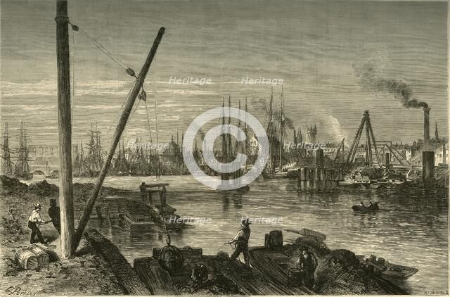 'Philadephia, from Below the New South-Street-Bridge', 1874.  Creator: Alfred Harral.