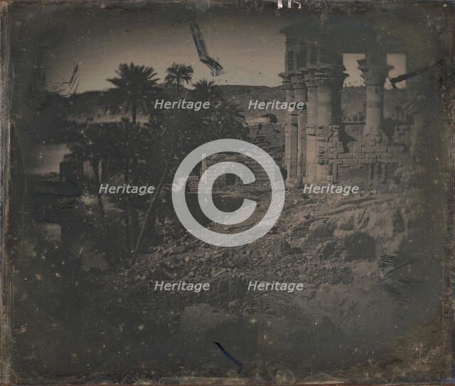 Philae, 1844. Creator: Joseph Philibert Girault De Prangey.