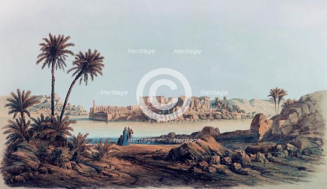 'Philae', Egypt, 1842-1845. Artist: E Weidenbach