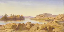 Philae, Egypt, 1863. Creator: Edward Lear
