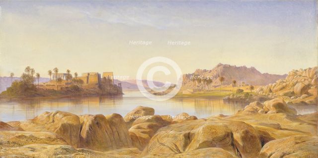 Philae, Egypt, 1863. Creator: Edward Lear.