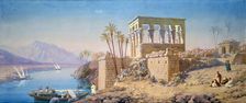 Philae Egypt, 1863. Artist: Charles Emile de Tournemine