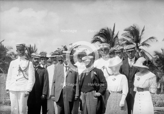 Philander C. Knox Visit To Central America And The West Indies - Knox In San Domingo, 1912. Creator: Harris & Ewing.