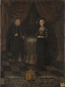 Philip, 1504-1567, Landgrave of Hesse-Kassel. Christina, 1505-1549, c16th century. Creator: Anon
