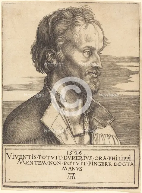 Philip Melanchthon, 1526. Creator: Albrecht Durer.