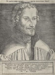 Philip Melanchthon, 1540. Creator: Heinrich Aldegrever